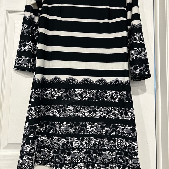 Black/White Dress. Worn once. - Picture 5 of 5